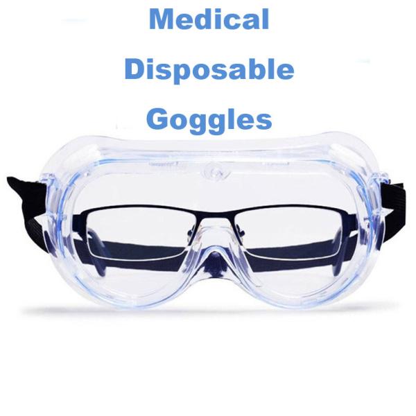 Wide Vision Protective Safety Goggles Disposable Indirect Vent Anti-Fog Splash Goggles Glasses