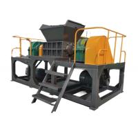 Equipamento de trituração de estrutura de automóvel máquina trituradora de eixo duplo nos EUA para planta de reciclagem de sucata de metal