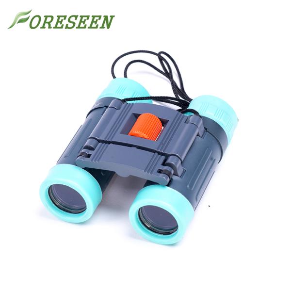 Outdoor Explore Kids Toy Binoculars , Powerful Sky Blue Small Kids Binoculars 8x21