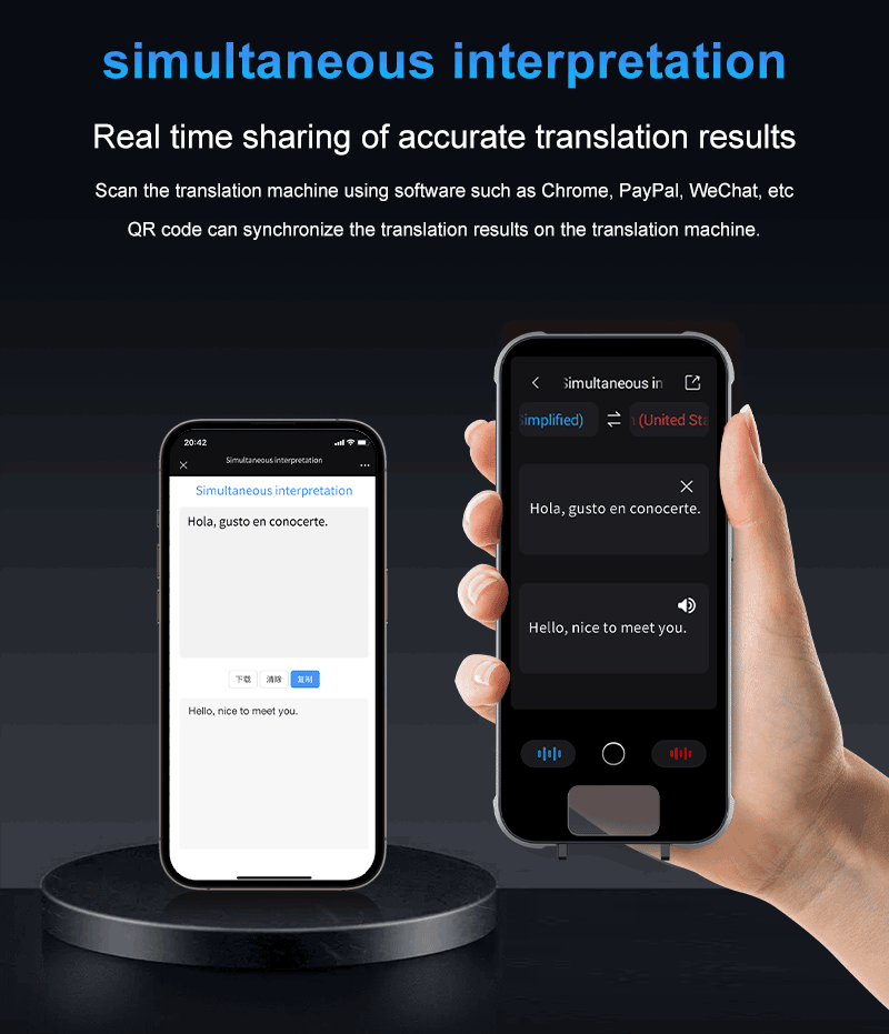 Portable Smart Translation Machine 148 Languages Real Time Language Translation Scanner
