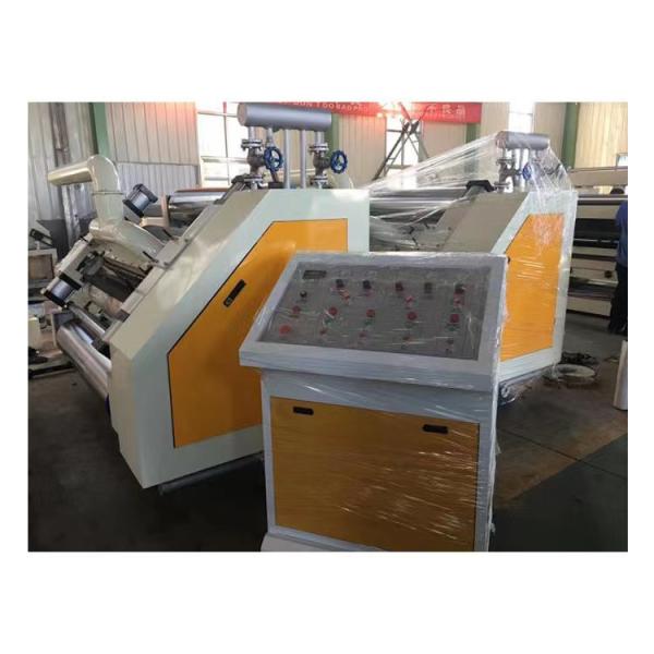 Máquina de cartão ondulado de facetas únicas de plástico para linha de produção de material de embalagem