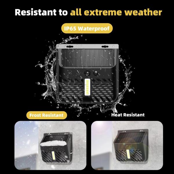 PIR Motion Sensor Solar Mosquito Killer Lamp Insect Repellent Fly Killer ABS Material