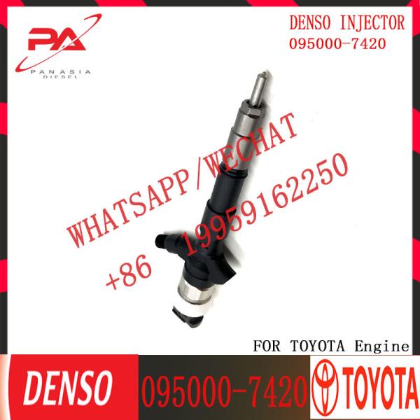 Injetor de combustível comum de alta qualidade 0950007420 2367030250 para Toyota Land Cruiser 1KD-FTV 095000-7420 23670-