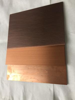 Painel composto do cobre da resistência térmica/painéis de cobre decorativos para o armário