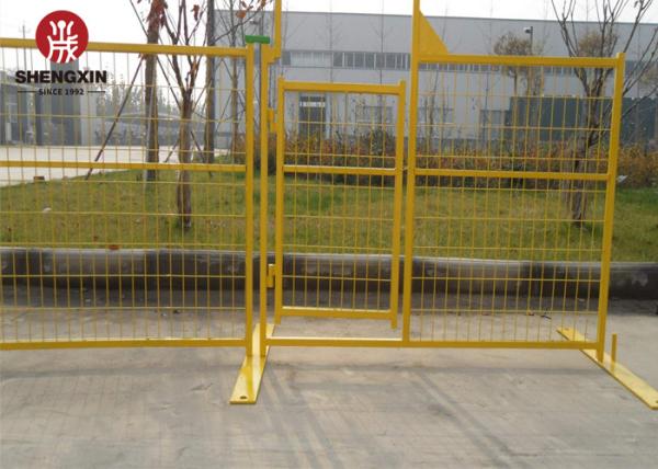Powder Coated 3000mm Portable Temporary Fence Thickness 2.0mm
