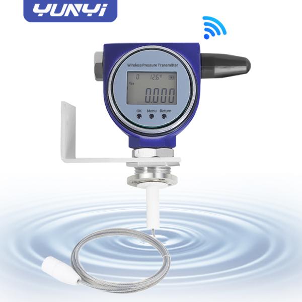 Monitor de nivel del tanque a distancia inalámbrico de Yunyi Sensor sumergible resistente a la corrosión para la gestión de depósitos de agua agrícolas