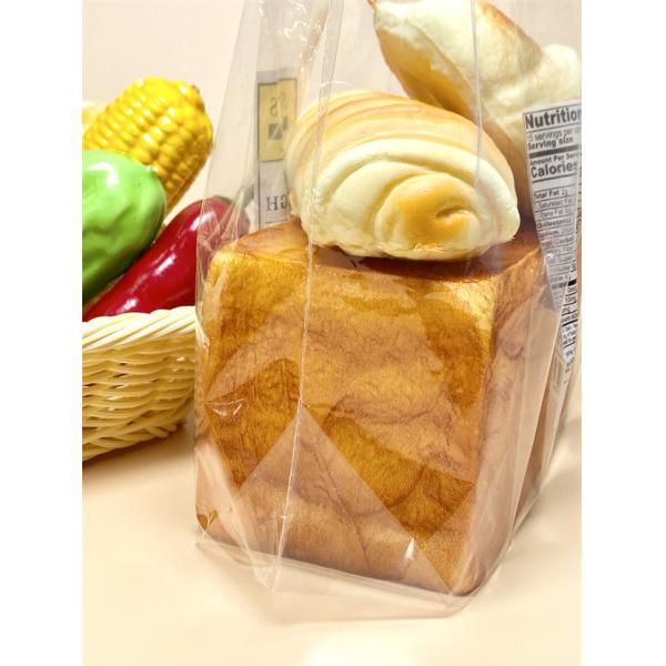 Leakproof Transparent Plastic Bread Bag with 10 Colours Printed for Food Storage