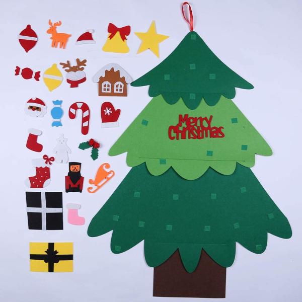 DIY Christmas Tree Kids Xmas Gifts EN71 Felt Christmas Decorations