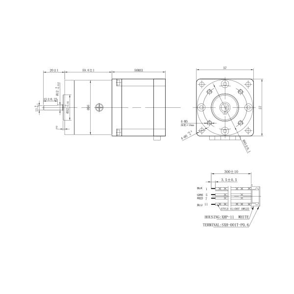 Мотор микро- коробки передач NEMA 11 Stepper в принтере 3d 28mm 5.4V 2,4 см 0.23nm Kg