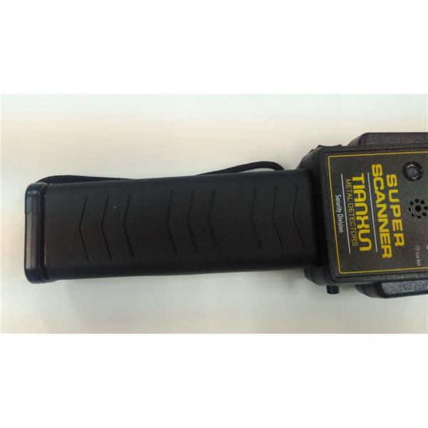 Airports Rechargeable Hand Held Metal Detector 25 Khz High Security