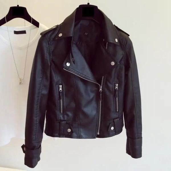                  Leather Jacket Winter and Autumn Fall Apparel Clothes for Women Cardigan Blazer Jacket Blazers Ladies Coats             