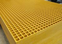 Yellow Green Fiberglass Solar Rooftop Walkway 1220*3660mm 1220*2440mm FRP Floor Gratings