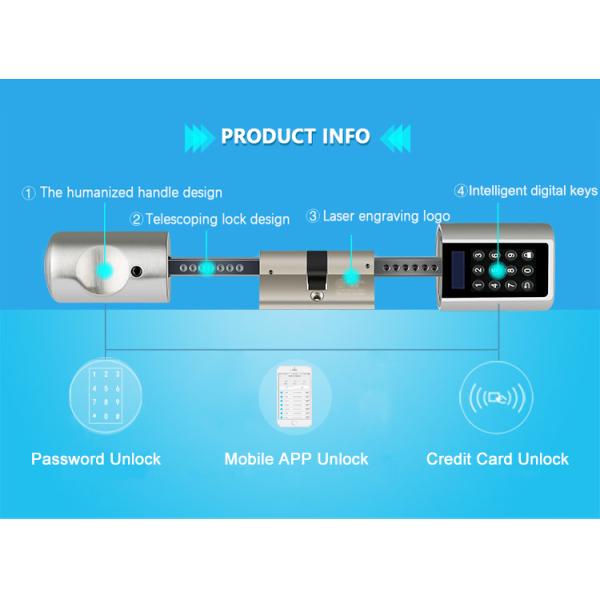 Пароль RFID-карта Bluetooth Туя Смарт-замок цилиндр