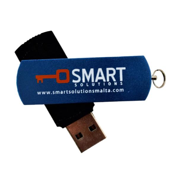 Metal Laser Swivel USB Flash Drives For Promotion Custom Made Logo Plastic