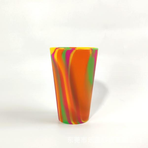 480ml 16 OZ BPA Free Silicone Durable Pint Beer Drinking Cup Ideal for Promotion Gift