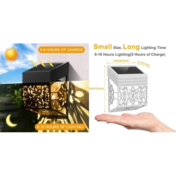 На открытом воздухе солнечные света ландшафта IP65 для света СИД сада стены водоустойчивого