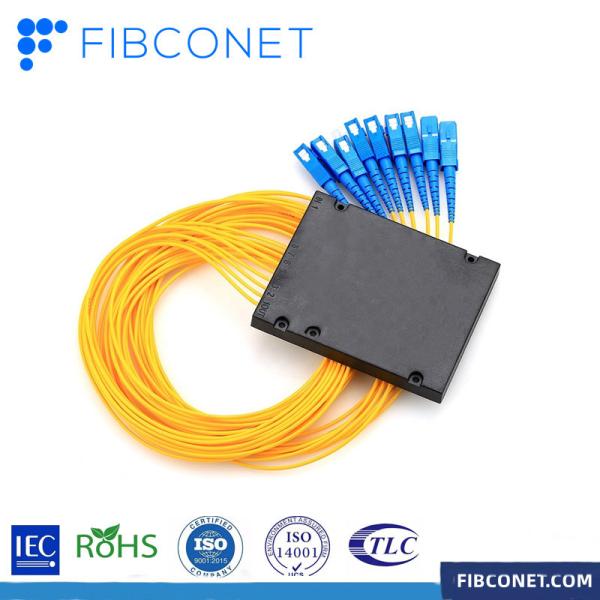 1 * 8-управляемый ABS Box SC APC UPC Multiplexer FTTH Optical PLC Splitter для волокна GPON EPON