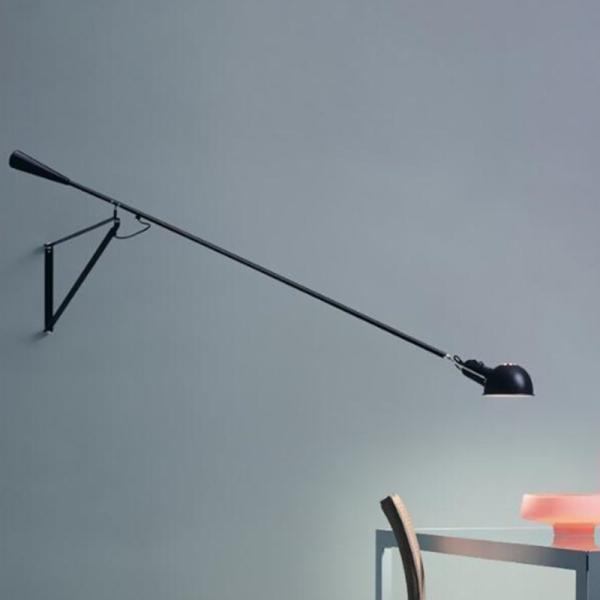 Art Decor LED Wall Mounted Bedside Light White Black Adjustable Long Arm Wall Lamp Mod 265 Wall Sconce(WH-OR-199)
