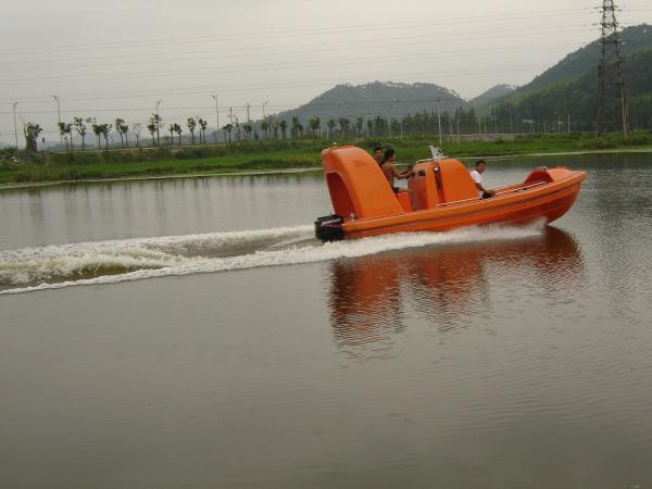SOLAS Fast Rescue Boats Fender Rigid Hull Inflatable Boat With 6-15 Persons
