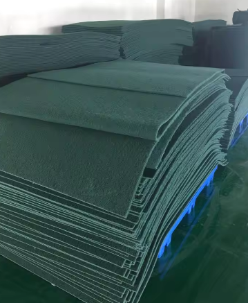 Durable Polyester&Nylon Scouring Sponge Pad Roll for Kitchen Cleaning with High Water Absorption and Corrosion-Resistant