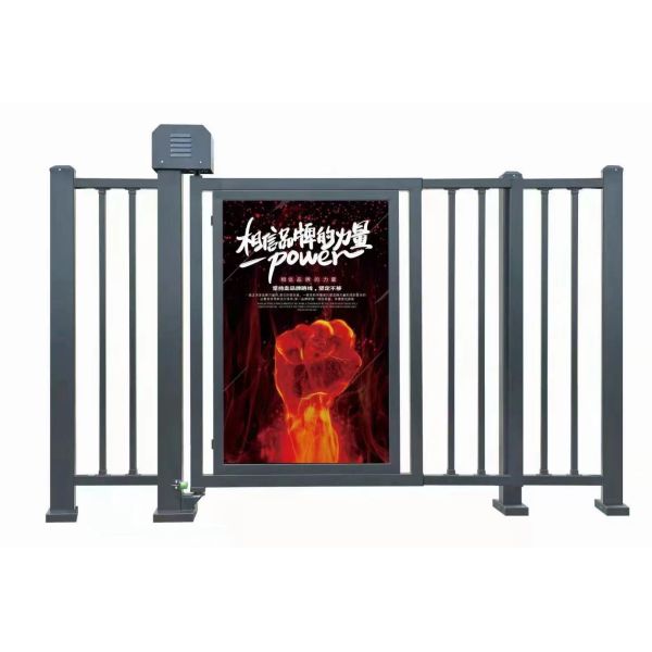1 Way Full Height Sliding Turnstile Gate Fully Automatic Full Height Pedestrian Turnstiles