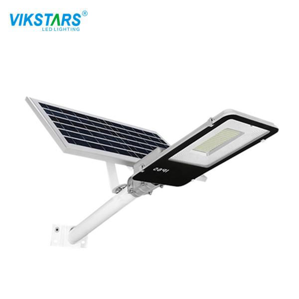 70Ra LED Street Light With Solar Panel Aluminum PC Material Support Dimmer