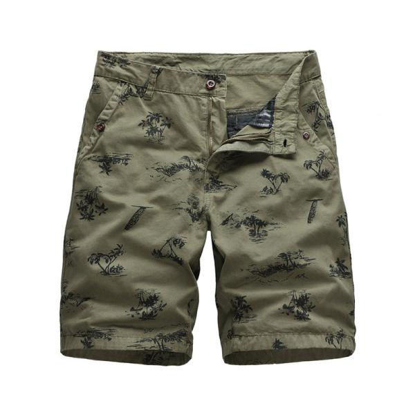 2022 Summer New Cotton Cropped Pants Beach Pants For Men