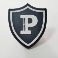 Insignia ambiental grabada en relieve del silicón del efecto 3D para la etiqueta principal de los sombreros