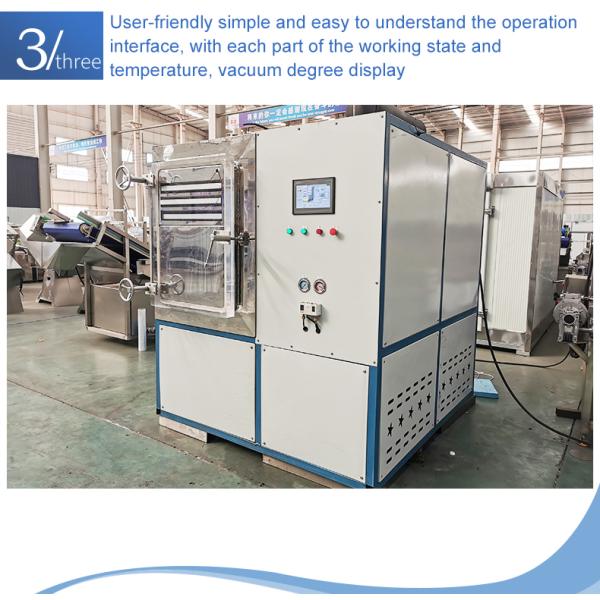 220V Freeze Dryer With 200kg/H Evaporation Capacity In 40 Feet Container
