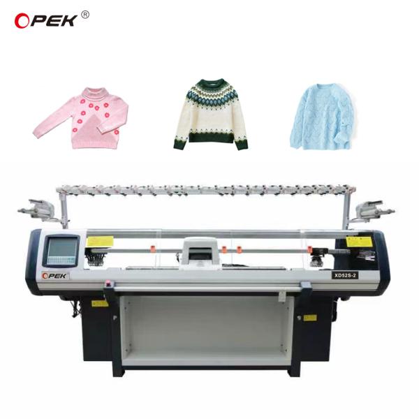 Double Knitting Method 1500 W Computerized Hat and Scarf Knitting Machine for Products