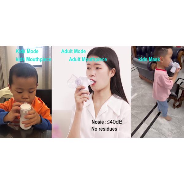 Съемный Nebulizer дома астмы батареи для кашля холодное 87% C.I. 1-4um