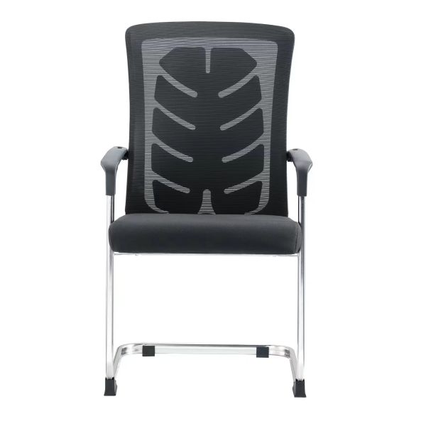 Visitor PP Armrest Conference Room Chairs Without Wheels