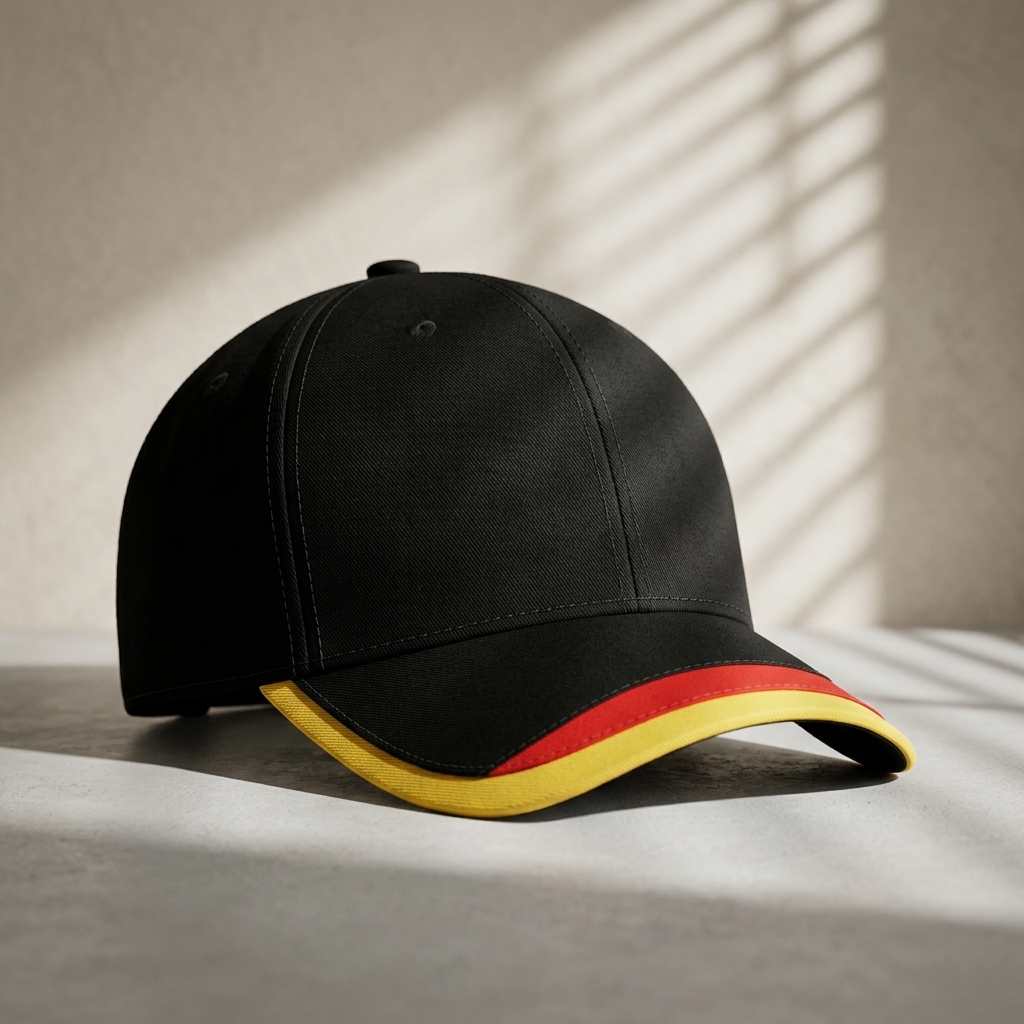 Denim Crown Embroidery Baseball Cap Rugged Jeans Fabric Custom Logo Stitching Detail Cap