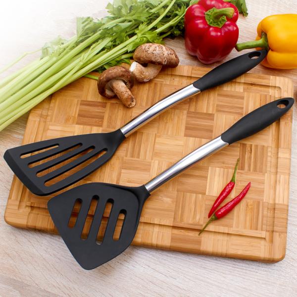 Stainless Steel Kitchenware Set   Silica Coated   Spatula Ladle Spoon set