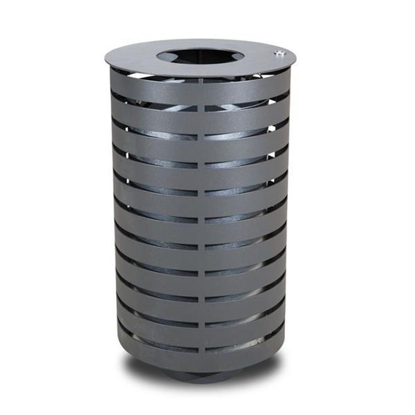 Round 50l stainless steel garbage can stand