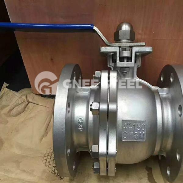 Stainless Steel 304 Handle Flange Ball Valve