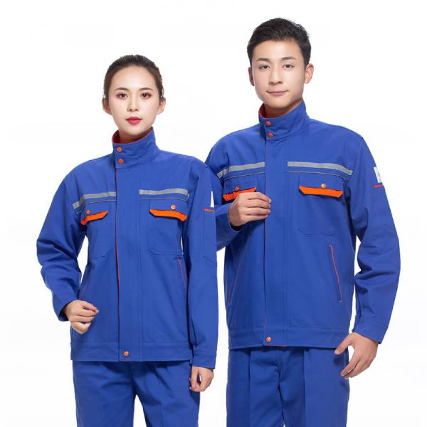 Customized Logo Workshop Clothes Maintenance Anti-Static Protective Workwear Clothes