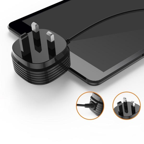 Dual USB CE RoHS ErP 5V2.4A UK Charger Plug