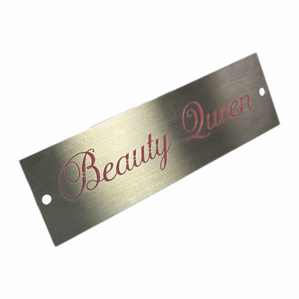 Customized Stainless Steel Nameplate Color t SS Etching Name Plate