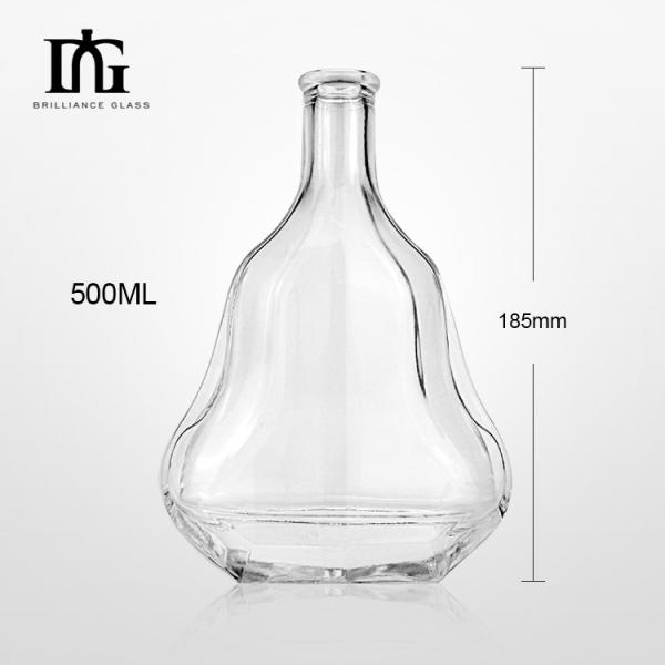 500ml 750ml 1000ml Spray Glass Bottle with Cork Cap and Sample Provided Freely