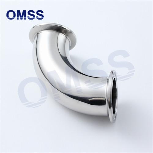 2CMP Sanitary Stainless Steel Pipe Fitting 90° Tri Clamp Hose Elbow 90 Degree