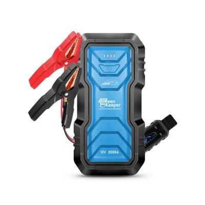 High Power Portable Battery Jump Starter 2000A 16000mAh 2000A With Led Flashlight