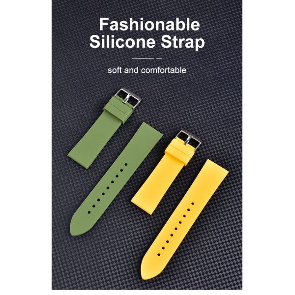 SHX-098 Buckle Elastic Silicone Watch Strap · Suitable For Huawei And Apple Watches | OEM/ODM