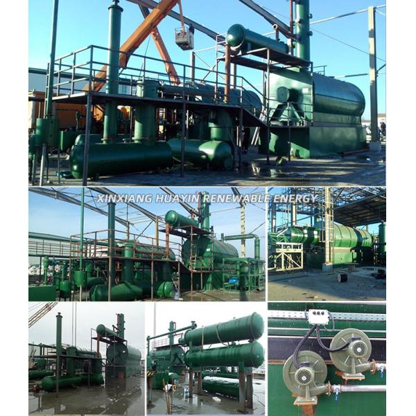 CE ISO Waste Oil Distillation Plant Waste Tyre Oil Recycling To Diesel