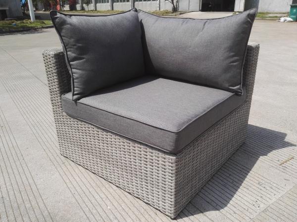 L Shape Corner Garden Sofa Rattan Wicker Outdoor Sofa Set