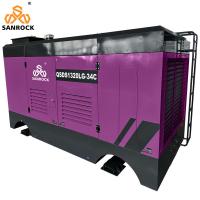 Compresseur d'air à vis de puits d'eau Compresseur d'air mobile machine à diesel Compresseur d'air à vis