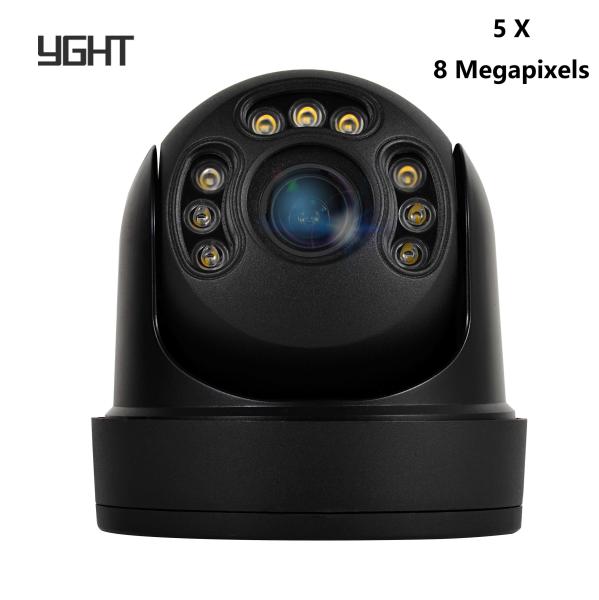 8MP POE PTZ Camera Kamera Outdoor Metal Housing 5X Optical Zoom 60M IR Distance
