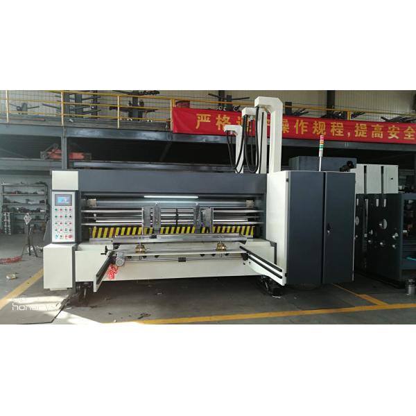 La caja de la pizza rotatoria muere impresora bicolor del cortador para la industria acanalada del cartón