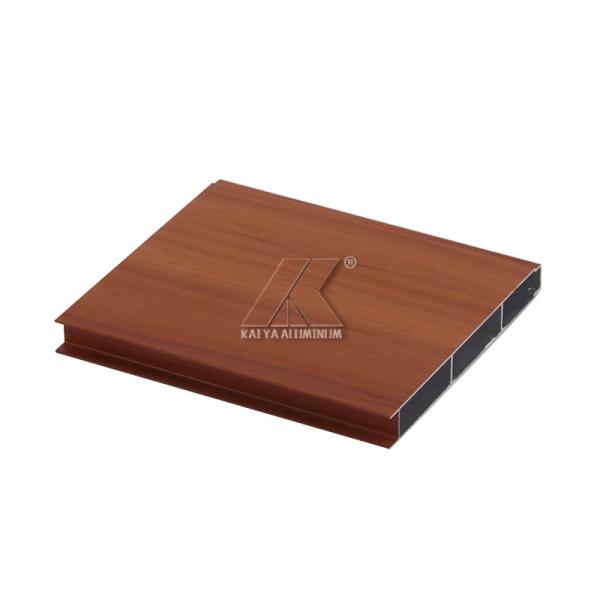 Square Shape Wardrobe Aluminum Profile Wood Grain Transfer 6000 Series