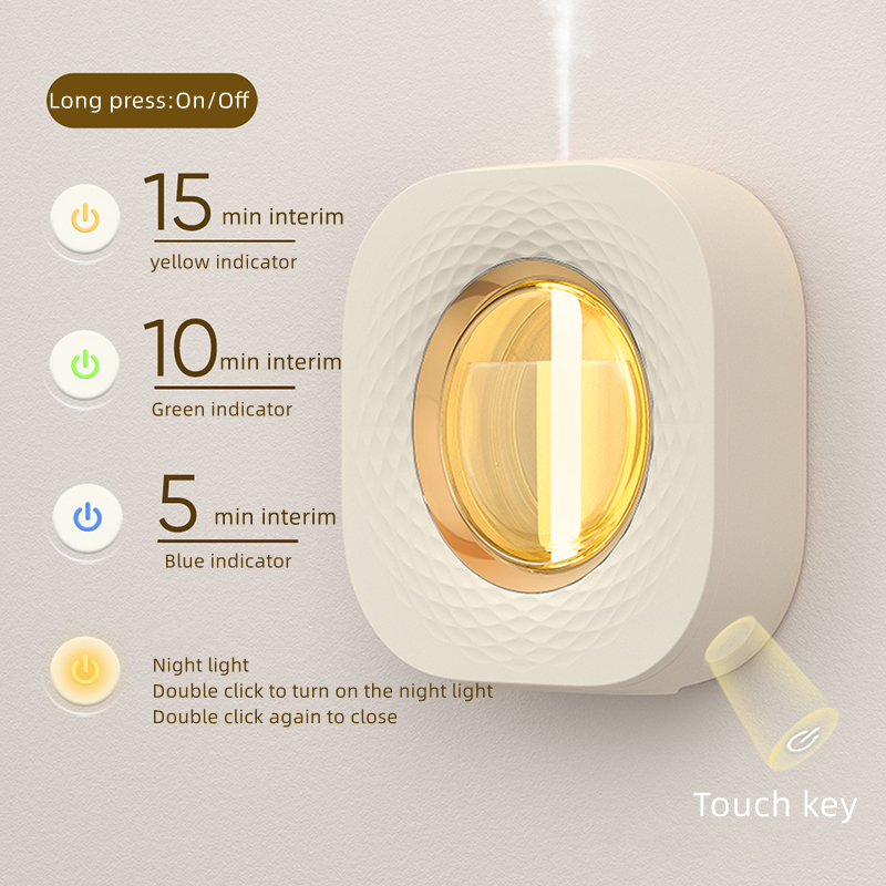 Wholesale Portable Battery Wall Plug Smart Fragrance Diffuser Luxury Mini Waterless Essential Oil Aromatherapy Household